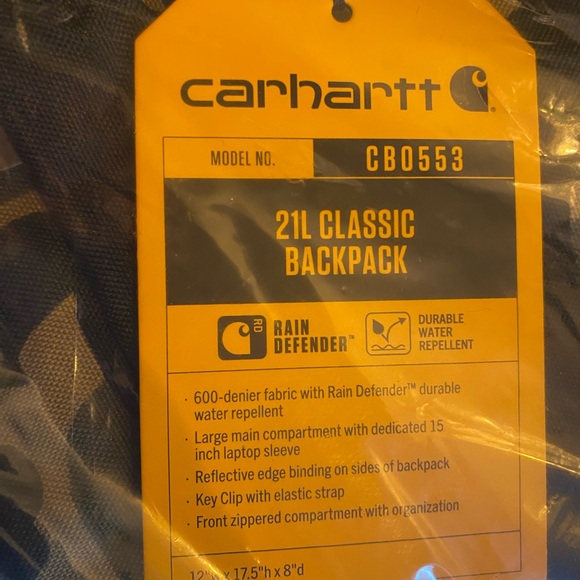 You still in plastic carhartt Hunting camouflage backpack - Picture 2 of 9